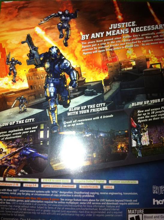 Crackdown 2 - Microsoft Xbox 360 video game collectible - Main Image 2