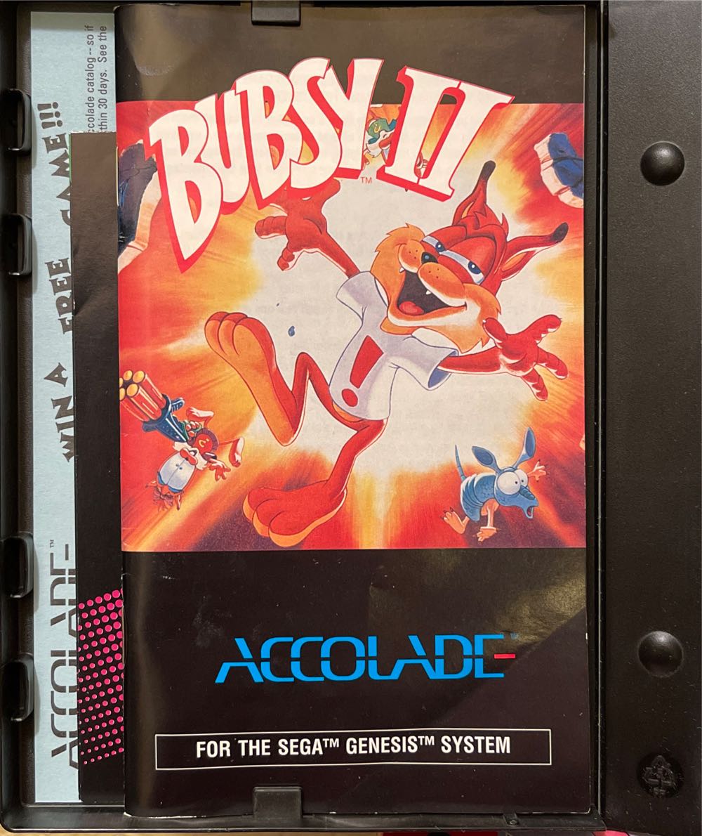 Bubsy II - Sega Genesis (Mega Drive) (Accolade / Retroism - 1) video game collectible [Barcode 015605034022] - Main Image 4