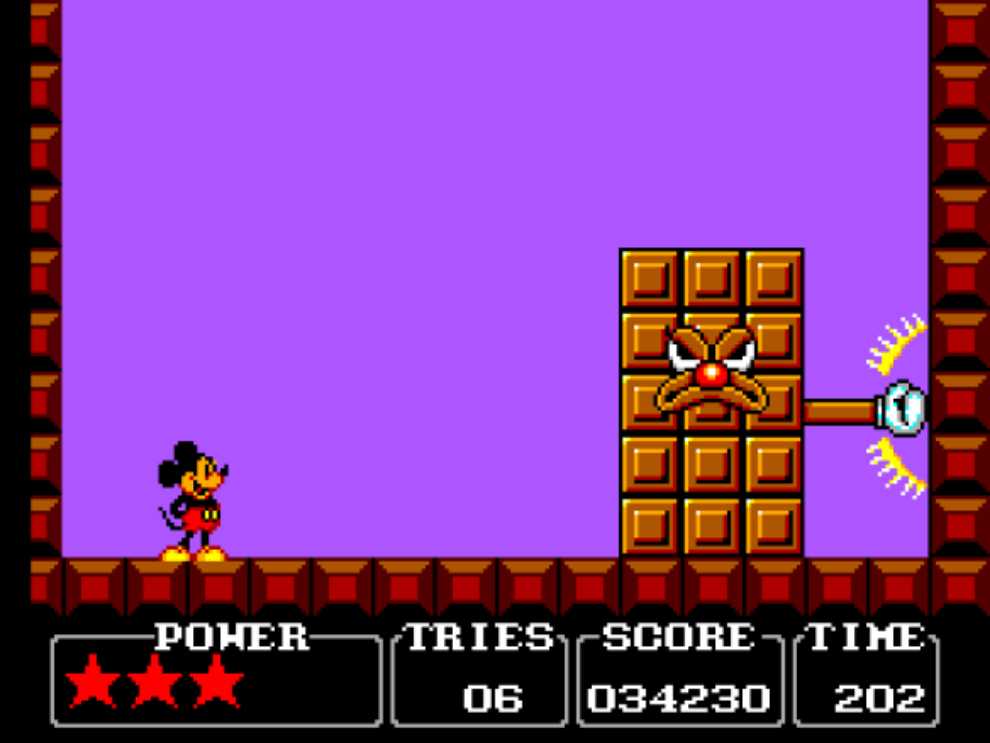 Castle Of Illusion: Starring Mickey Mouse - Sega Master System (Sega - 1) video game collectible - Main Image 2