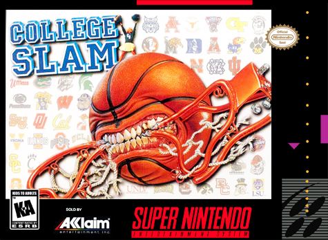 College Slam - Nintendo Super Nintendo Entertainment System (SNES) video game collectible - Main Image 1