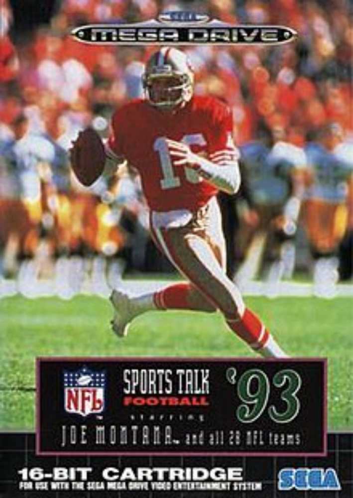 Sports Talk Football 93: Starring Joe Montana - Sega Genesis (Mega Drive) (1-2) video game collectible - Main Image 3