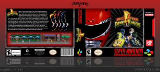 Mighty Morphin Power Rangers - Nintendo Super Nintendo Entertainment System (SNES) (Bandai - 1) video game collectible [Barcode 045557088408] - Main Image 2