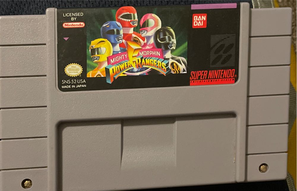 Mighty Morphin Power Rangers - Nintendo Super Nintendo Entertainment System (SNES) (Bandai - 1) video game collectible [Barcode 045557088408] - Main Image 3