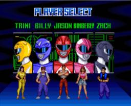 Mighty Morphin Power Rangers - Nintendo Super Nintendo Entertainment System (SNES) (Bandai) video game collectible - Main Image 2