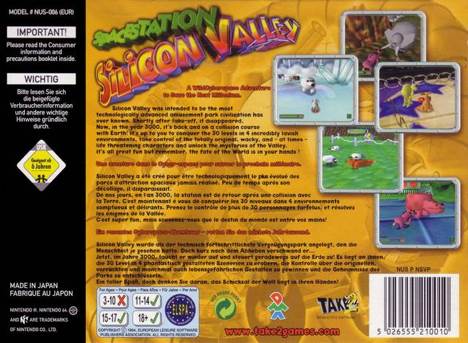 Spacestation Silicon Valley - Nintendo 64 (N64) (Take-Two Interactive - 1) video game collectible [Barcode 710425240232] - Main Image 2