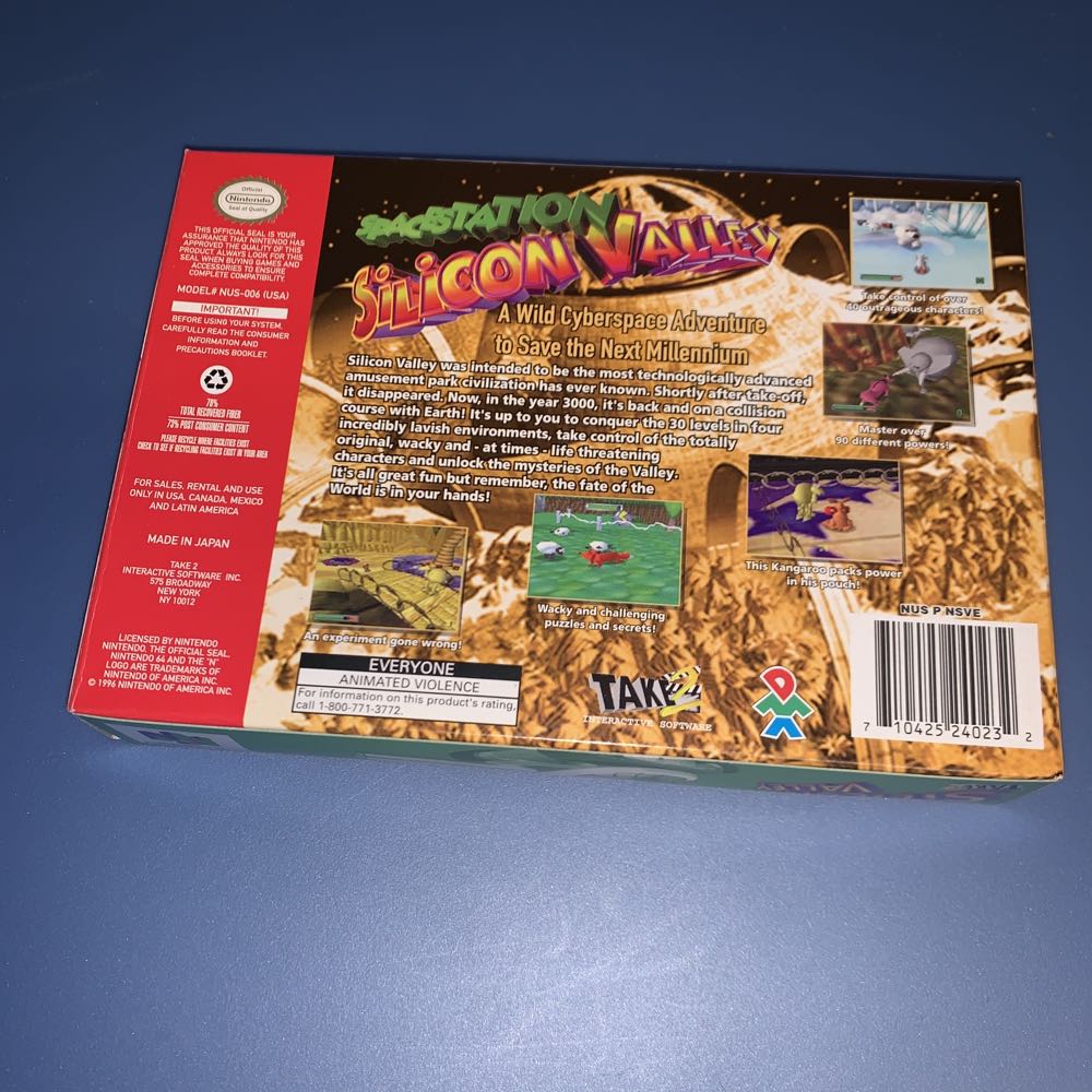 Spacestation Silicon Valley - Nintendo 64 (N64) (Take-Two Interactive - 1) video game collectible [Barcode 710425240232] - Main Image 4