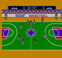 Great Basketball - Sega Master System (Sega - 2) video game collectible [Barcode 010086050714] - Main Image 3