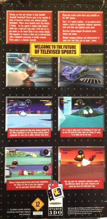 Battlesport - 3DO (Studio 3DO - 2) video game collectible [Barcode 790561023814] - Main Image 2