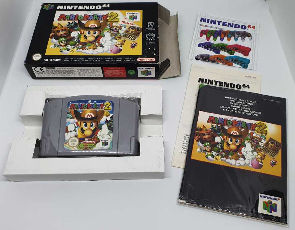 Mario Party 2 - Nintendo 64 (N64) (Nintendo - 1-4) video game collectible [Barcode 045496870690] - Main Image 3