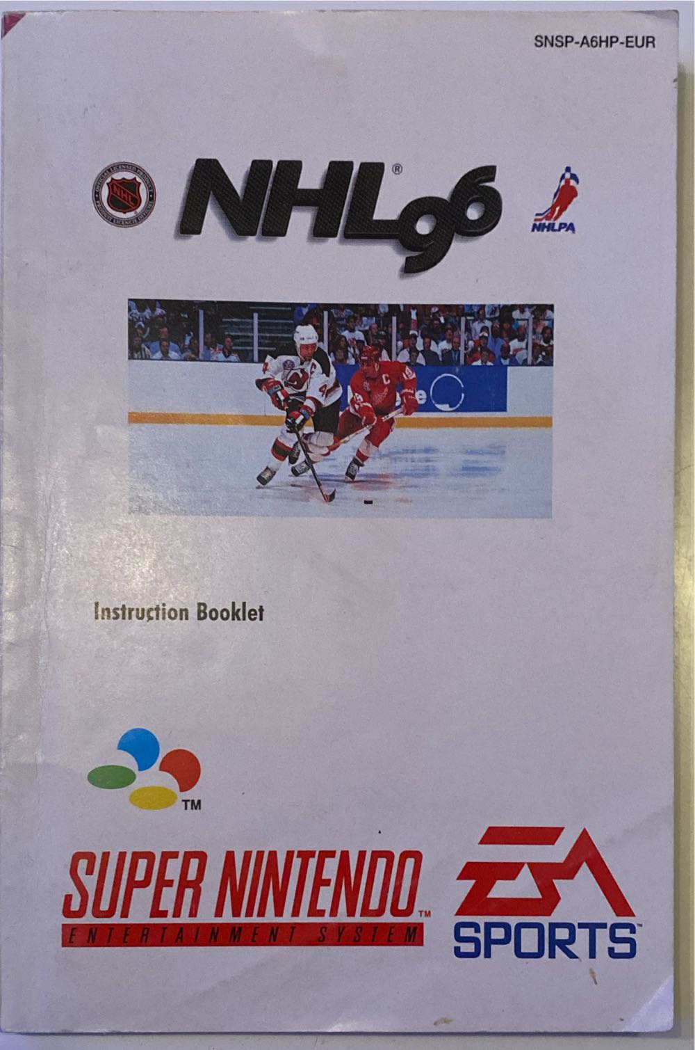 NHL 96 - Nintendo Super Nintendo Entertainment System (SNES) video game collectible - Main Image 2