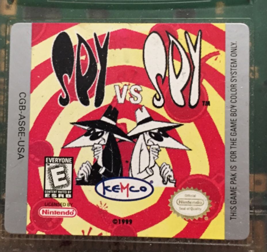 Spy Vs Spy - Nintendo Game Boy Color (Kemco Games) video game collectible - Main Image 1