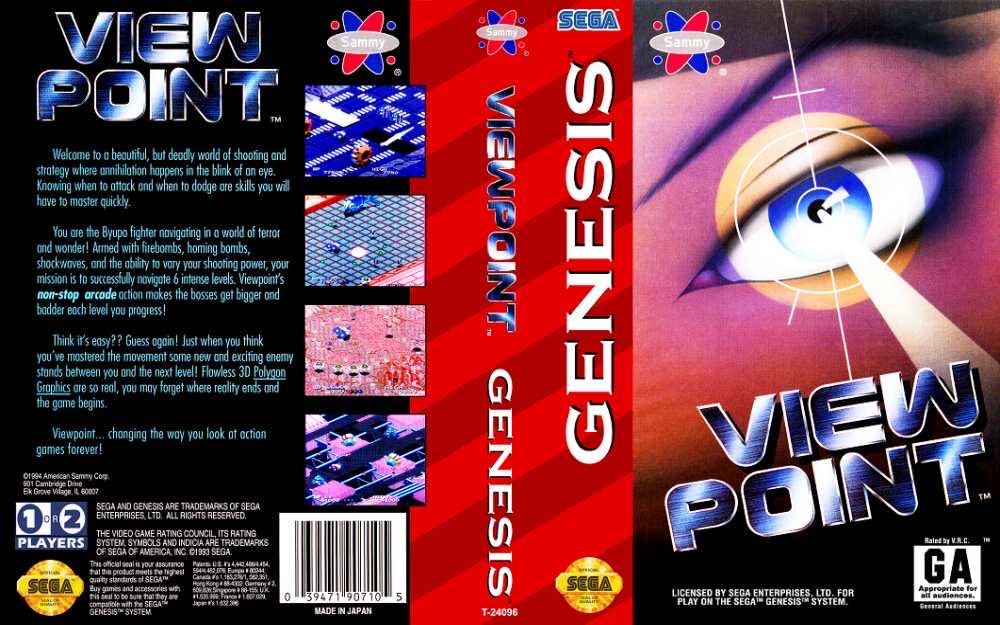 Viewpoint CIB - Sega Genesis (Mega Drive) (Sega - 2) video game collectible [Barcode 039471907105] - Main Image 3