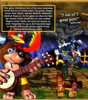 Banjo-Kazooie - Microsoft Xbox Live Arcade (XBLA) (Microsoft Game Studios) video game collectible - Main Image 2