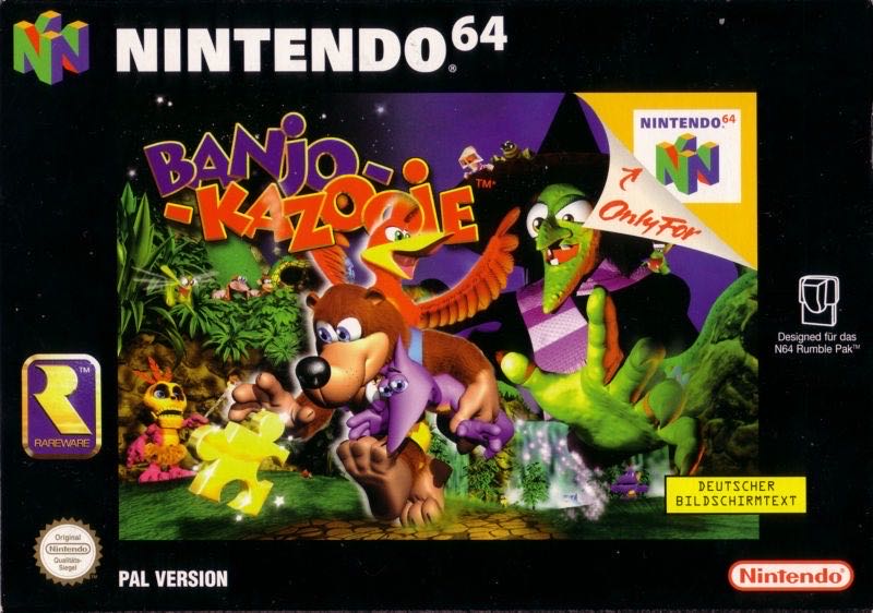 Banjo-Kazooie - Nintendo 64 (N64) (Nintendo - 1) video game collectible - Main Image 2