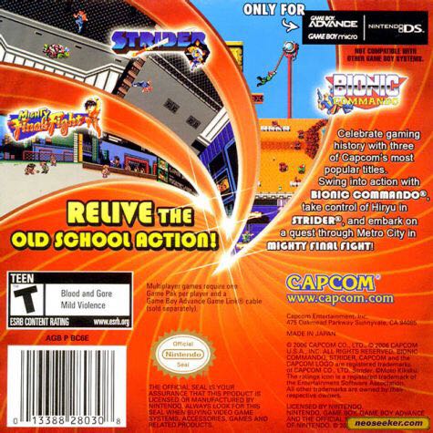 Capcom Classics Mini Mix - Nintendo Game Boy Advance (GBA) (Capcom - 1) video game collectible [Barcode 013388280308] - Main Image 2