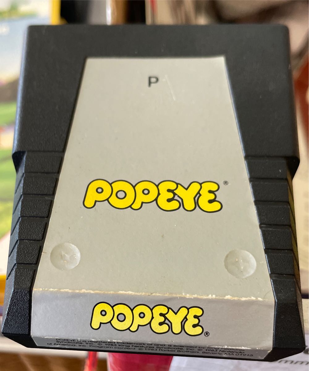 Popeye - Atari 2600 (Parker Brothers - 1) video game collectible - Main Image 2
