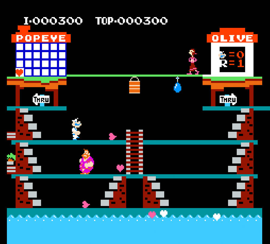 Popeye - Nintendo Entertainment System (NES) (Nintendo - 1) video game collectible - Main Image 2