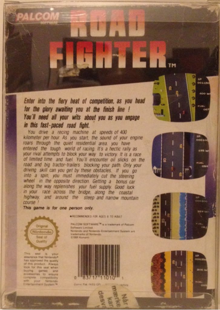 Road Fighter - Nintendo Entertainment System (NES) (Palcom) video game collectible - Main Image 2
