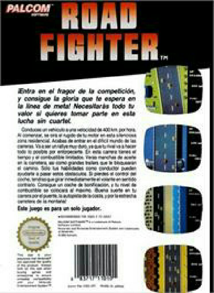 Road Fighter - Nintendo Entertainment System (NES) video game collectible - Main Image 2
