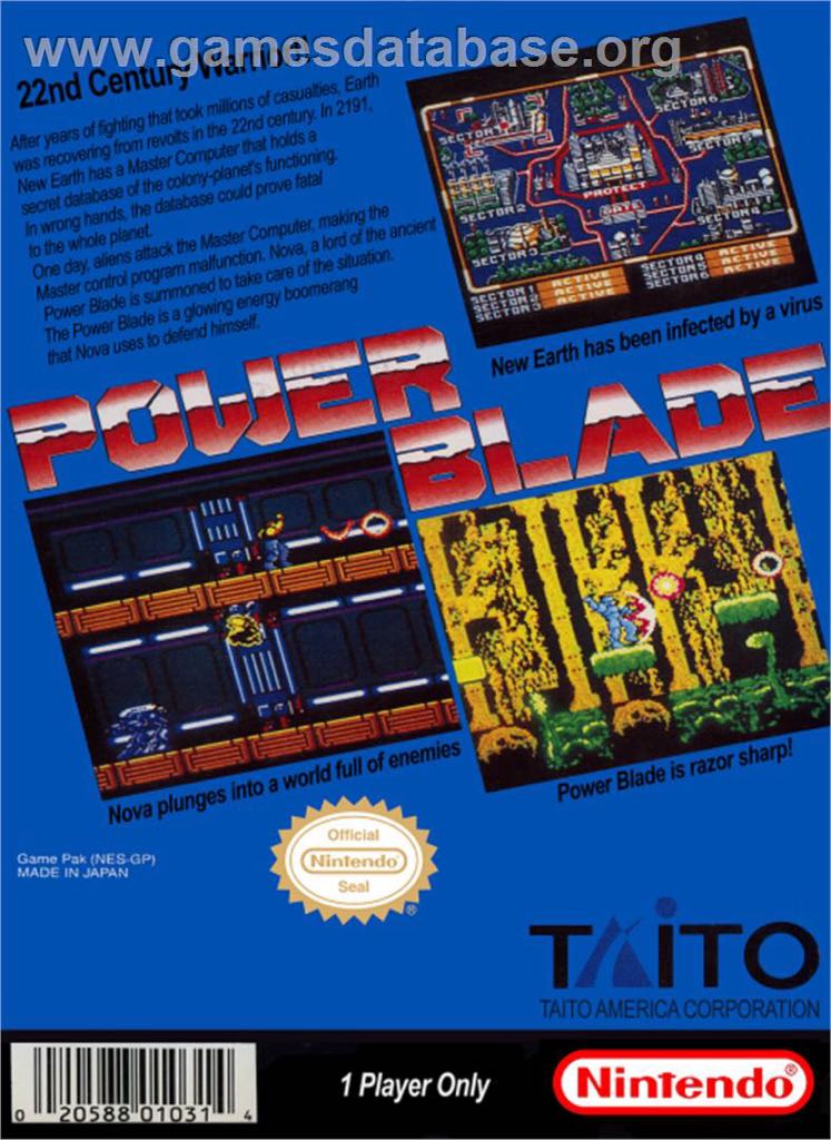 Power Blade - Nintendo Entertainment System (NES) video game collectible - Main Image 2