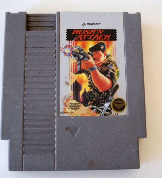 Rushn Attack - Nintendo Entertainment System (NES) video game collectible - Main Image 1
