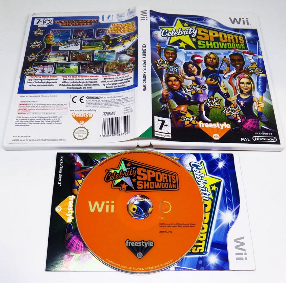 Celebrity Sports Showdown - Nintendo Wii video game collectible [Barcode 014633360233] - Main Image 4