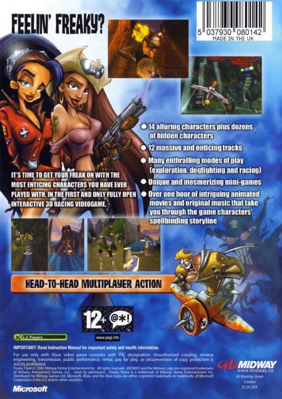Freaky Flyers - Microsoft Xbox video game collectible [Barcode 5037930080135] - Main Image 2