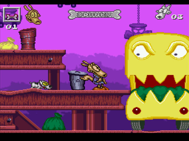 Rocko’s Modern Life - Nintendo Super Nintendo Entertainment System (SNES) (Viacom New Media - 1) video game collectible [Barcode 040824212012] - Main Image 3