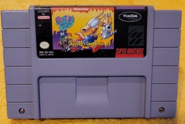 Rocko’s Modern Life - Nintendo Super Nintendo Entertainment System (SNES) (Viacom New Media - 1) video game collectible [Barcode 040824212012] - Main Image 4