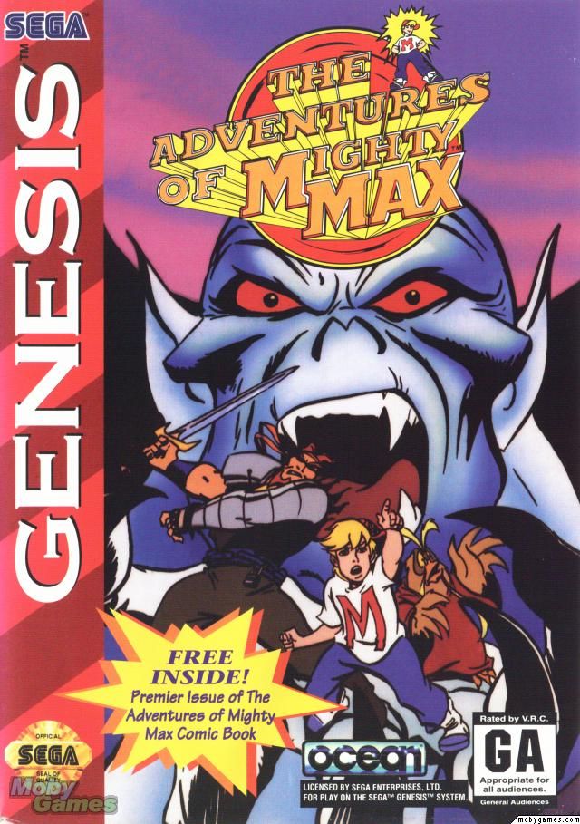 The Adventures Of Mighty Max - Sega Genesis (Mega Drive) video game collectible - Main Image 1