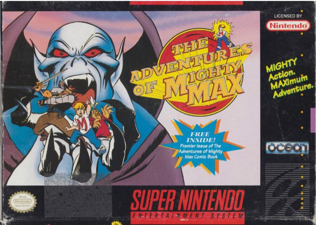 The Adventures Of Mighty Max - Nintendo Super Nintendo Entertainment System (SNES) video game collectible - Main Image 1