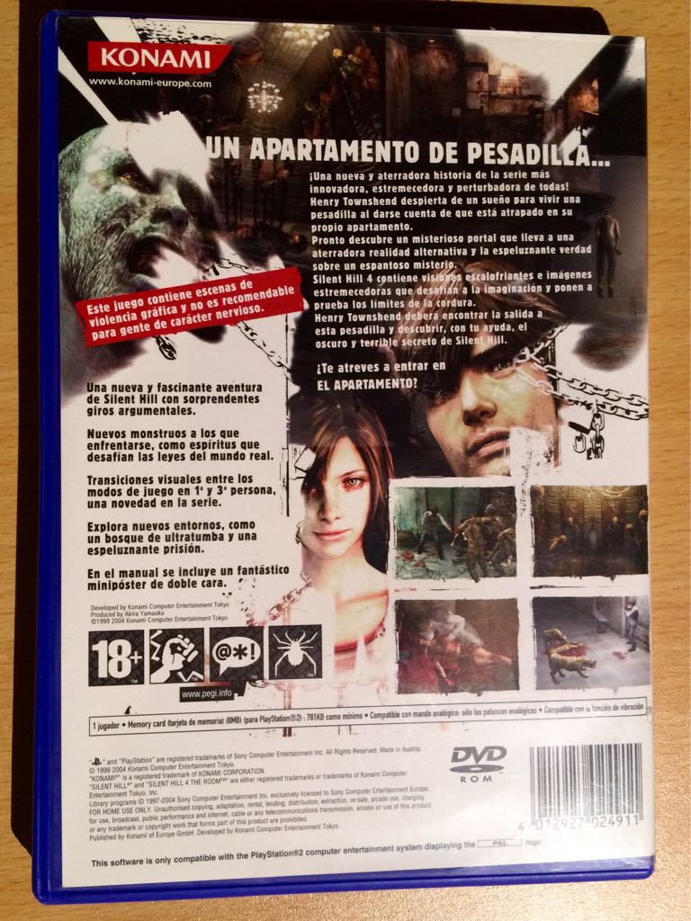 Silent Hill 4: The Room - Sony PlayStation 2 (PS2) (1) video game collectible - Main Image 2