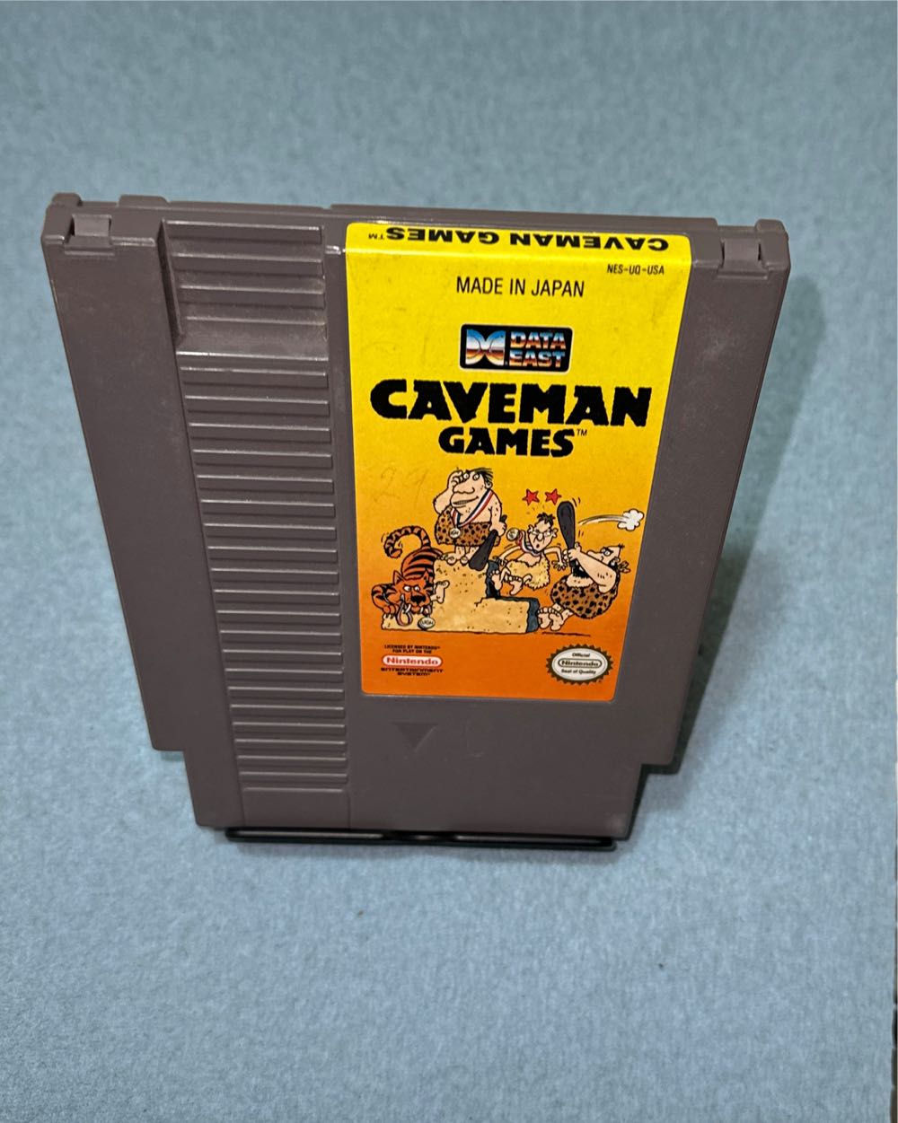 Caveman Games - Nintendo Entertainment System (NES) (Data East - 6) video game collectible [Barcode 013252002173] - Main Image 3