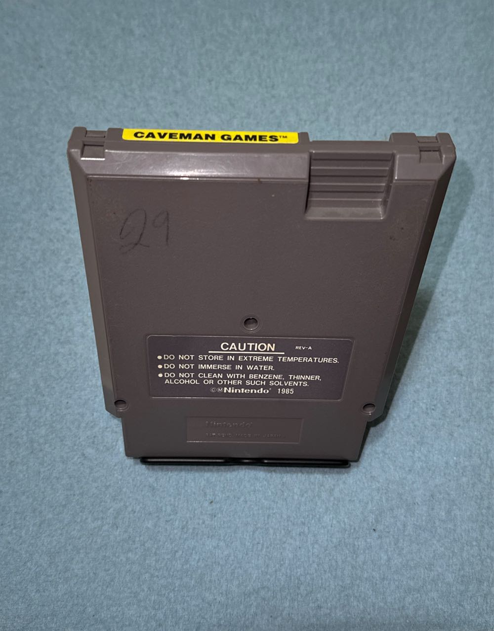 Caveman Games - Nintendo Entertainment System (NES) (Data East - 6) video game collectible [Barcode 013252002173] - Main Image 4