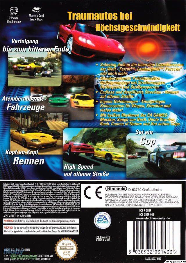 Need for Speed: Hot Pursuit 2 - Nintendo GameCube (Electronic Arts/EA Games - 1) video game collectible [Barcode 5030932031433] - Main Image 2