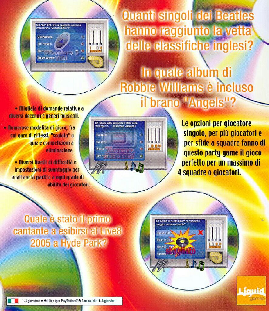 The Ultimate Music Quiz - Sony PlayStation 2 (PS2) (Liquid Games) video game collectible [Barcode 5060015533783] - Main Image 2