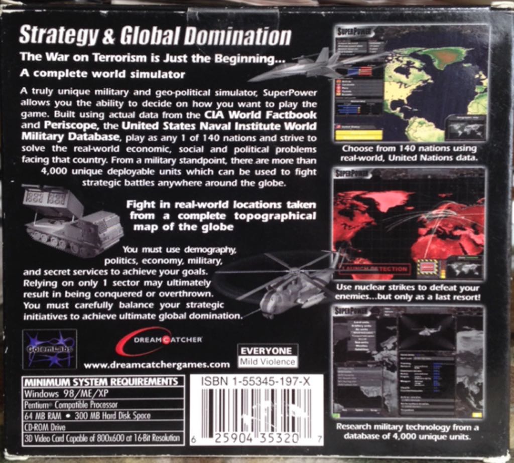 Superpower - PC (Dream Catcher) video game collectible [Barcode 625904353207] - Main Image 2