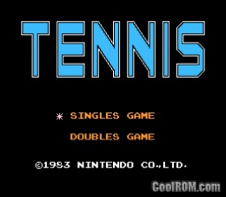 Tennis - Nintendo Entertainment System (NES) (Nintendo - 2) video game collectible [Barcode 074299009105] - Main Image 2