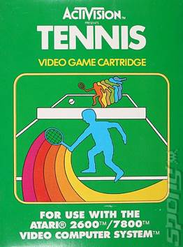 Tennis - Atari 2600 video game collectible - Main Image 1