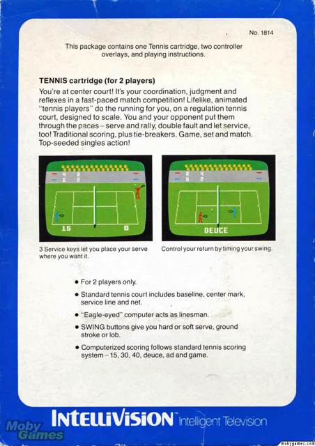 Tennis  video game collectible - Main Image 2