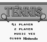 Tennis - Nintendo Game Boy (Nintendo - 2) video game collectible - Main Image 3