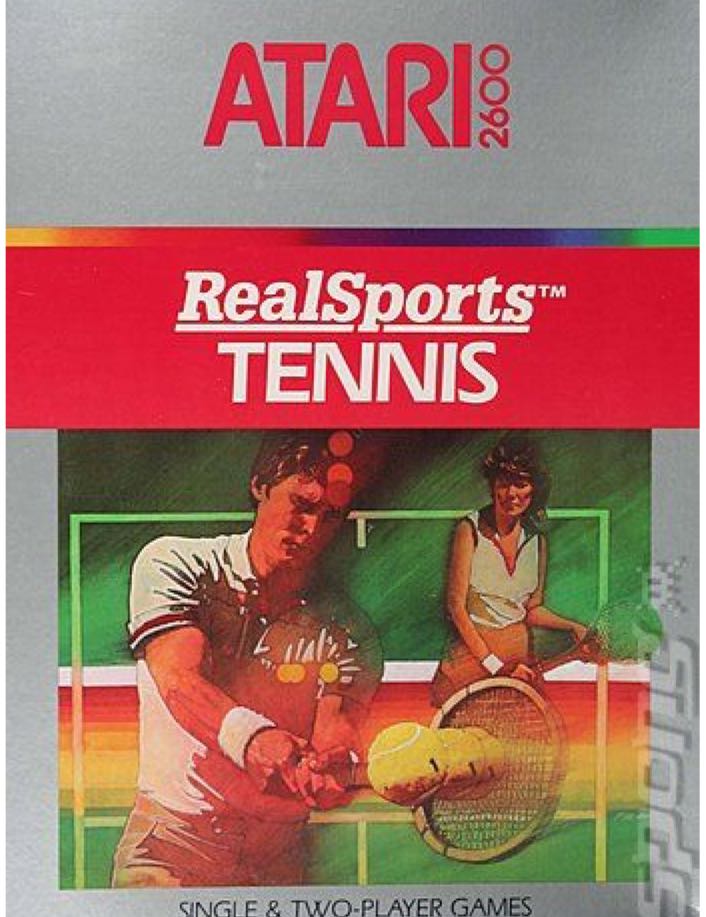 Tennis - Atari 2600 video game collectible - Main Image 1