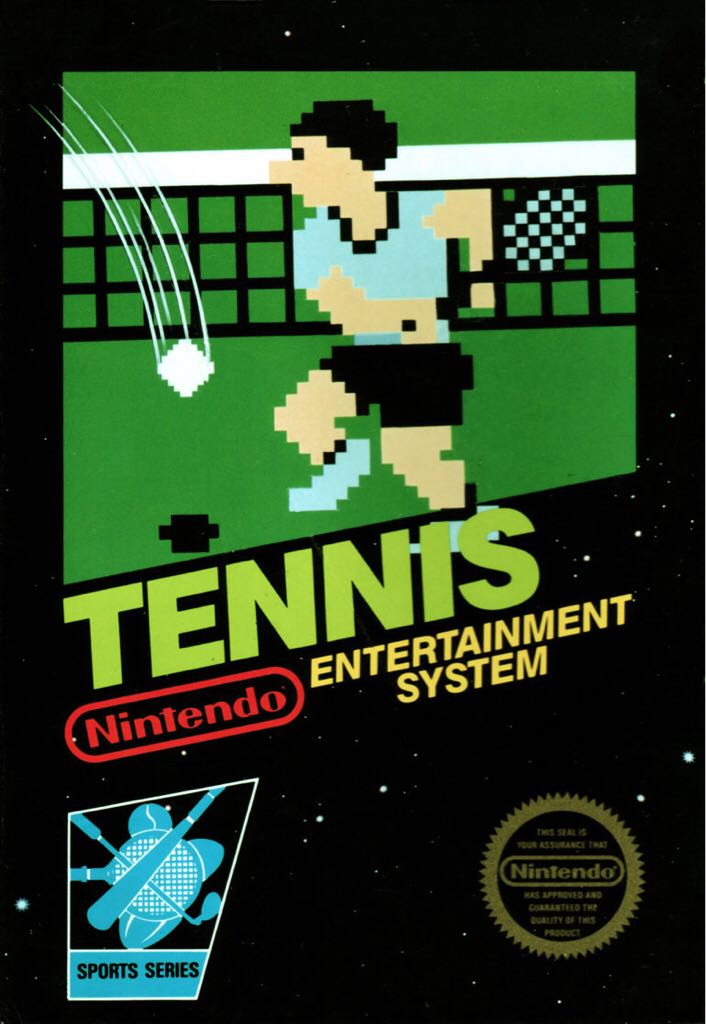 Tennis - Nintendo Entertainment System (NES) (Nintendo of America, Inc. - 2) video game collectible - Main Image 1