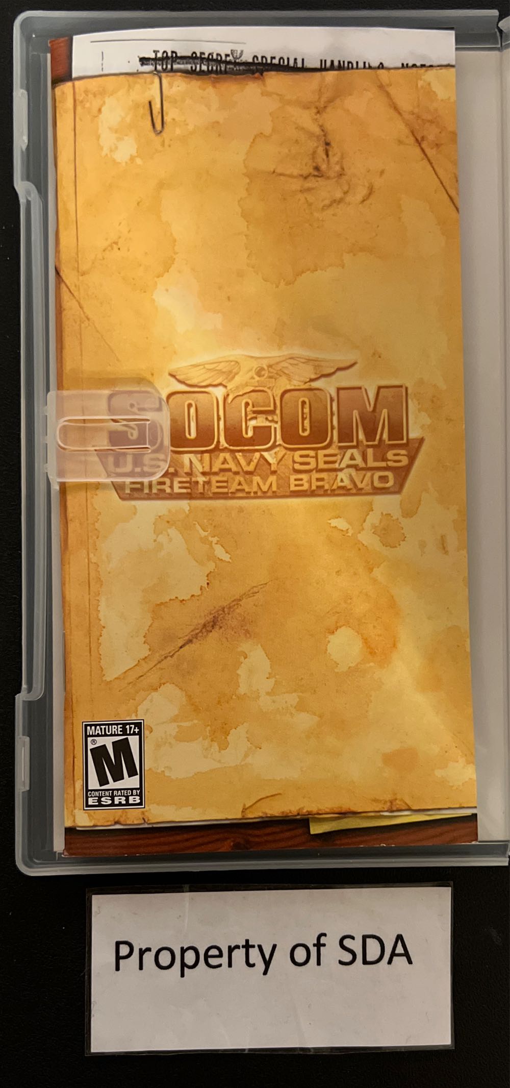 SOCOM U.S. Navy SEALs: Fireteam Bravo - Sony PlayStation Portable (PSP) (Sony Computer Entertainment - 16) video game collectible [Barcode 711719658160] - Main Image 3