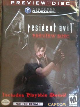 Resident Evil 4 Preview Disc - Nintendo GameCube video game collectible [Barcode 07219092] - Main Image 1