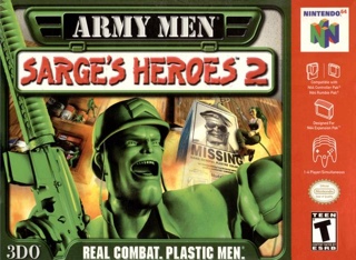 Army Men: Sarges Heores 2 - Nintendo 64 (N64) (4) video game collectible - Main Image 1