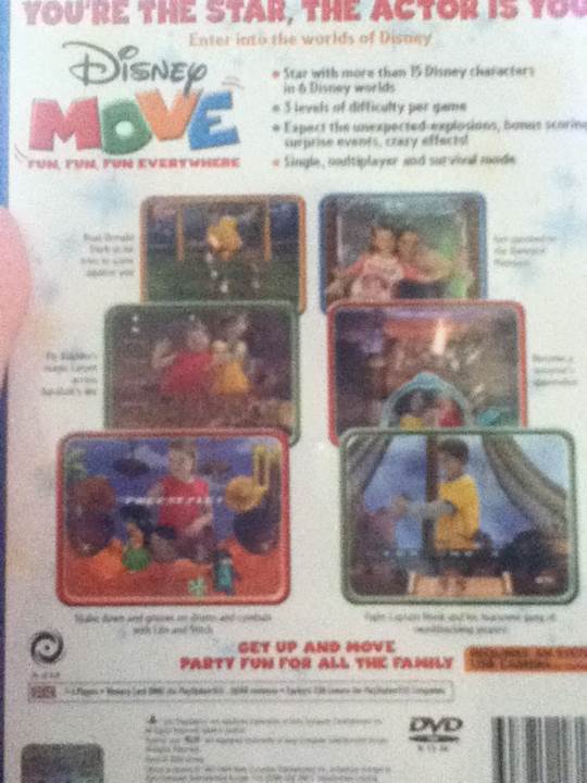 Disney Move - Sony PlayStation 2 (PS2) (Buena Vista Games - 4) video game collectible [Barcode 3307210181831] - Main Image 2