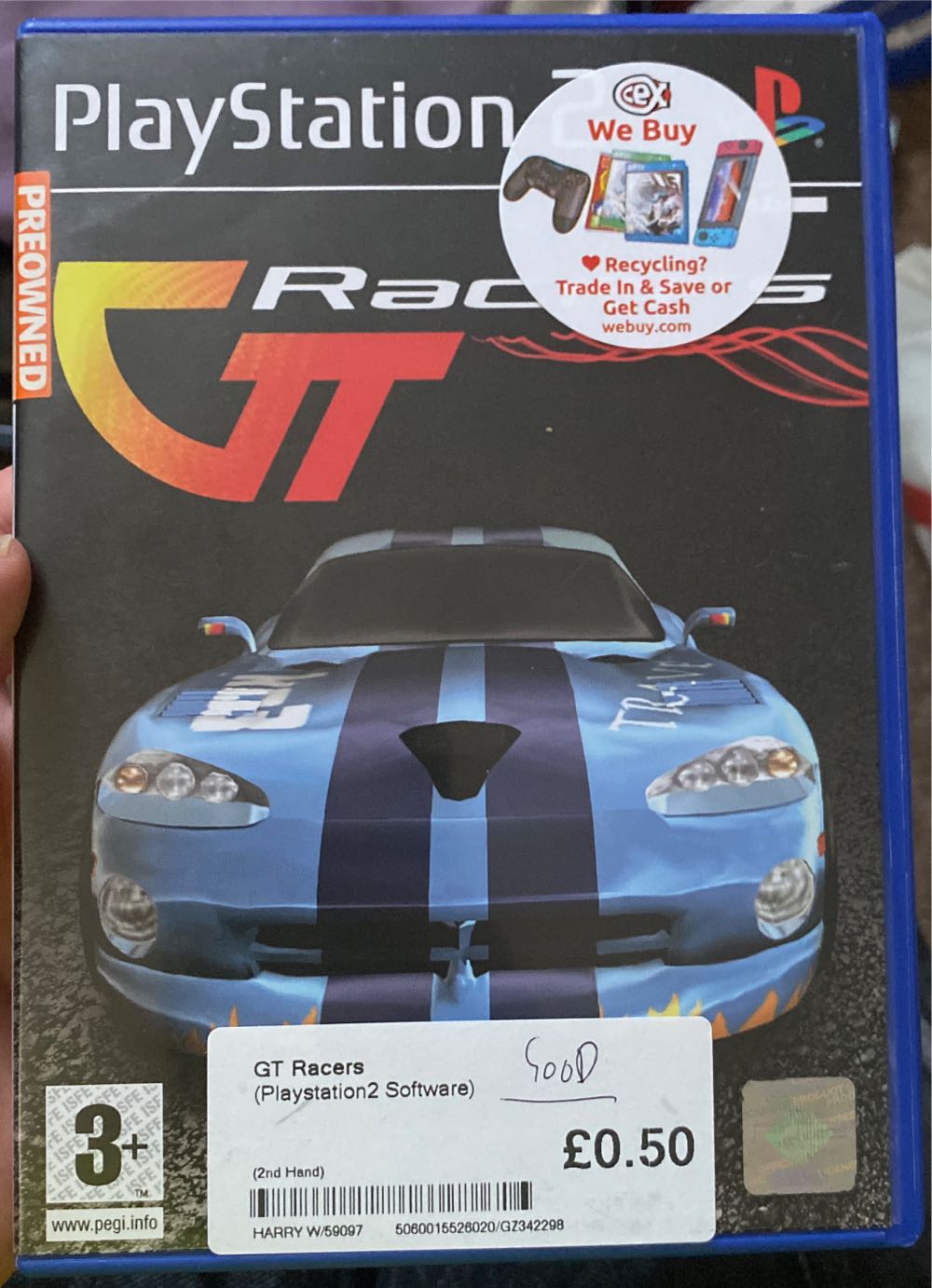 GT Racers - Sony PlayStation 2 (PS2) video game collectible [Barcode 5060015526037] - Main Image 2