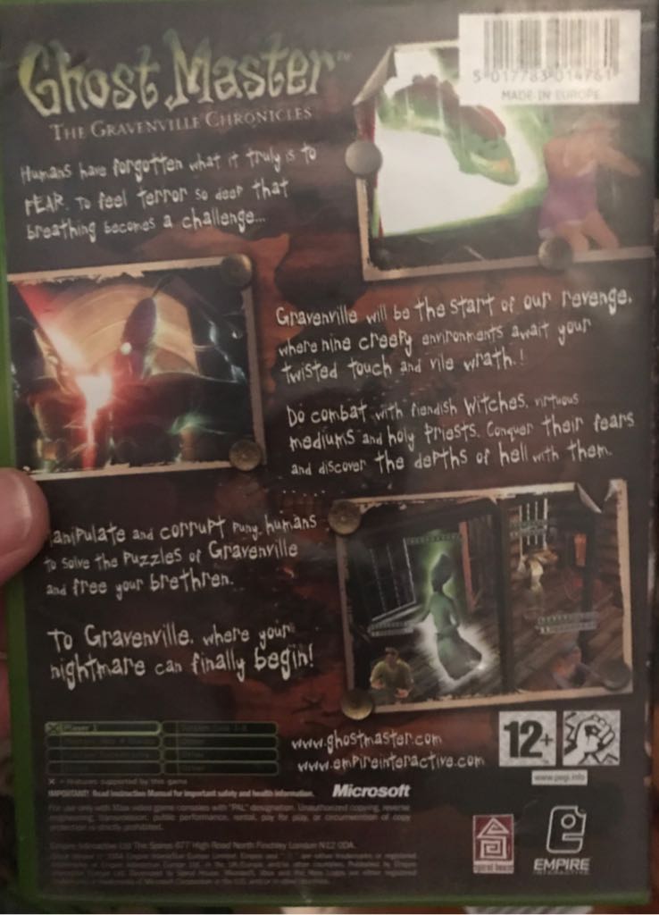 Ghost Master: The Gravenville Chronicles - Microsoft Xbox (1) video game collectible [Barcode 5017783014761] - Main Image 2