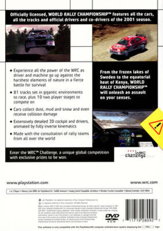 World Rally Championship - Sony PlayStation 2 (PS2) video game collectible [Barcode 711719281627] - Main Image 2